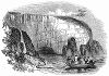 Британские исследователи, изучающие скалистый португальский остров Санта-Мария, входящий в восточную группу архипелага Азорских островов в Атлантическом океане (Supplement to The Illustrated London News от 20/04/1844 г.)