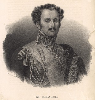 Магнус Браге (2 сентября 1790 - 16 сентября 1844), граф, генерал-лейтенант (1830), маршал (1834), член Королевской академии наук (1837). Stockholm forr och NU. Стокгольм, 1837