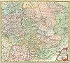 Часть Сибири от Соли-Камской до Тобольска. Atlas Russicus mappa una generali ... Petropolitanae, Санкт-Петербург, 1745.  