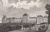 Дворец Тюильри в Париже. Meyer's Universum..., Хильдбургхаузен, 1844 год.