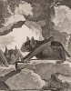 Летучие мыши перед вылетом (лист V иллюстраций к четвёртому тому знаменитой "Естественной истории" графа де Бюффона, изданному в Париже в 1753 году)