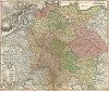 Карта Священной Римской империи. Imperium Romano-Germanicum in suos Circulos Electoratus et Status. 