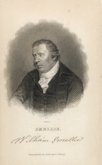 Вильям Смелли (1740-1795) -- шотландский историк, составитель первого издания Британской энциклопедии и друг поэта Роберта Бёрнса (фронтиспис тома XXV "Библиотеки натуралиста" Вильяма Жардина, изданного в Эдинбурге в 1839 году)