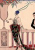 »Ах, оставьте меня!» Рекламная иллюстрация Жоржа Барбье в технике пошуар для неизвестного французского дома моды. Les feuillets d'art. Париж, 1920