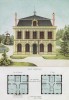 Пример романтического стиля в архитектуре (из популярного у парижских архитекторов 1880-х Nouvelles maisons de campagne...)