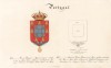 Герб королевства Португалия. Из немецкого гербовника середины XIX века