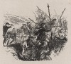 Атака прусской пехоты. Illustrations des œuvres de Frédéric le Grand, л.41. Лондон, 1882