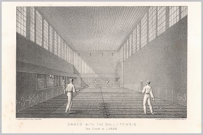 Копия «Теннис. The Book of Field Sports and Library of Veterinary Knowledge. Лондон, 1864»