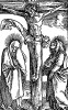 Христос на кресте. Иллюстрация Ганса Шауфелейна к Via Felicitatis. Издал Johann Miller, Аугсбург, 1513