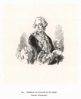 Король Швеции Густав III (1746-92) - племянник Фридриха Великого, сына его младшей сестры Луизы Ульрики. Густав III дожил до Великой Французской революции и боролся с якобинцами (убит в результате заговора шведских аристократов).