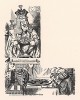 "Конечно, вернулись", -- закричал Король, с торжеством указывая на блюдо с кренделями, стоящее на столе. (иллюстрация Джона Тенниела к книге Льюиса Кэрролла «Алиса в Стране Чудес», выпущенной в Лондоне в 1870 году)