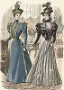 Французская мода из журнала Le Salon de la Mode, выпуск № 55, 1896 год.