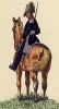 1815 г. Штаб-офицер гвардейского пехотного полка Великого герцогства Гессен в полевой форме. Коллекция Роберта фон Арнольди. Германия, 1911-29