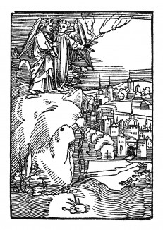 Откровение Иоанна Богослова. Иерусалим, город Бога. Бартель Бехам для Martin Luther / Neues Testament. Издал Hans Herrgott, Нюрнберг, 1524
