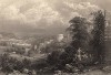 Константинополь (Стамбул). Вид на городские стены. The Beauties of the Bosphorus, by miss Pardoe. Лондон, 1839