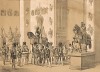 Перенесение имераторских регалий из Оружейной палаты во дворец 25 августа 1856 года. Русский художественный листок, №33, 1856