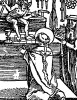 Месса Святого Григория. Ганс Бальдунг Грин. Иллюстрация к Hortulus Animae. Издал Martin Flach. Страсбург, 1512