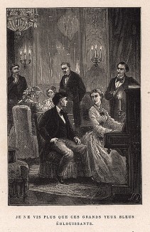 Иллюстрация 5 ко второй части автобиографического романа Альфонса Доде "Малыш". Париж, 1874