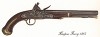 Однозарядный пистолет США Harpers Ferry 1805 г. Лист 2 из "A Pictorial History of U.S. Single Shot Martial Pistols", Нью-Йорк, 1957 год