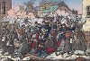 Франко-прусская война 1870-71 гг. Сражение при Вандоме 6 января 1870 г. Редкая немецкая литография