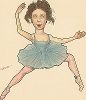 Юлия Николаевна Седова. «Русский балет в карикатурах» СПб, 1903 год. 