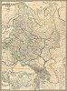 Карта Европейской России и Сибири на 4 листах. Дополнена картой Азиатской России с Туркестанским генерал губернаторством. Санкт-Петербург, 1869 год.