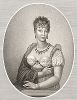 Мария Луиза, эрцгерцогиня Австрийская, императрица Франции. Редкий портрет по оригиналу Иоганна  Лампи. 