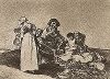 Нищенство хуже всего. Лист 55 из известной серии офортов знаменитого художника и гравёра Франсиско Гойи "Бедствия войны" (Los Desastres de la Guerra). Представленные листы напечатаны в Мадриде с оригинальных досок около 1900 года. 