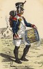 1810 г. Барабанщик французской линейной пехоты. Коллекция Роберта фон Арнольди. Германия, 1911-28