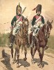 1808 г. Гвардейские драгуны Великой армии Наполеона. Коллекция Роберта фон Арнольди. Германия, 1911-29