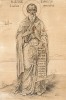 Святой Симеон, новый богослов (949-1022), монах, мистик и сочинитель гимнов, почитается в лике преподобного. Рисунок по древней фреске в монастыре Пантократора на Святой горе Афон.