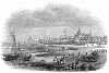Буэнос-Айрес -- столица Аргентины, один из крупнейших городов Южной Америки, основанный в 1536 году испанским конкистадором Педро Мендосой (1487 -- 1537 гг.) на южном берегу залива Ла-Плата (The Illustrated London News №100 от 30/03/1844 г.)