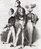 Три принца. Литография Оноре Домье для журнала Le Charivari, 1834 год. 