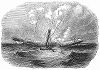 Кораблекрушение парохода британского флота "Эльберфельде" в результате выхода из строя двигателя и последующего взрыва парового котла (The Illustrated London News №96 от 02/03/1844 г.)