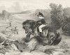 Юный лорд Александр Джордж Рассел (1821-1907), будущий генерал Британской армии, на своём пони по кличке Эмеральд. Литография с оригинала Эдвина Ландсира. Лондон, 1832