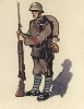 Японская императорская армия. Полевая форма пехотинца в 1936 году (из популярной в нацистской Германии работы Мартина Лезиуса Das Ehrenkleid des Soldaten... Берлин. 1936 год)
