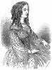 Американская актриса и драматург Анна Кора Моуотт (1819 -- 1870) на сцене лондонского театра Принцессы (The Illustrated London News №298 от 15/01/1848 г.)