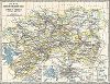 Карта Московской промышленной области и Верхнего Поволжья, 1899 год. 