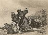 И это тоже. Лист 43 из известной серии офортов знаменитого художника и гравёра Франсиско Гойи "Бедствия войны" (Los Desastres de la Guerra). Представленные листы напечатаны в Мадриде с оригинальных досок около 1900 года. 