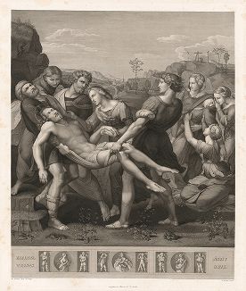 "Положение во гроб" кисти Рафаэля из Галереи Боргезе в Риме. 