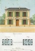 Летний дом со ставнями в Шеврез (департамент Иль-де-Франс) (из популярного у парижских архитекторов 1880-х Nouvelles maisons de campagne...)