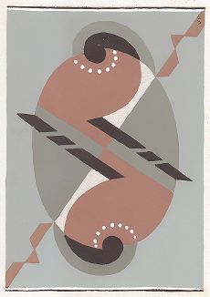 Дизайн № 1. "Tapis" Вольдемара Бобермана, Париж, 1929. 