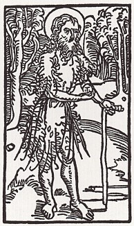 Альбрехт Дюрер. Святой Мартин (иллюстрация к Базельскому молитвеннику 1494 года)