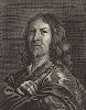 Герард Сегерс (1591 -- 1651) -- фламандский живописец, один из лучших караваджистов. Гравюра Петера де Йоде с автопортрета художника. 