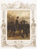 Конные егеря короля Швеции (из "Истории шведских полков" члена шведского парламента Юлиуса Манкела. Стокгольм. 1864 год)