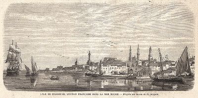 Французский порт в Красном море. 