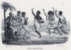 Аргентинский танец бадука (лист 29 второго тома работы профессора Шинца Naturgeschichte und Abbildungen der Menschen und Säugethiere..., вышедшей в Цюрихе в 1840 году)