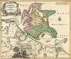 Карта острова Рюген и герцогства Померании. Insulae Et Principatus Rugiae cum vicinis Pomeraniae Littoribus Nova Tabula.

