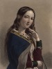 Маргарет, героиня пьесы Уильяма Шекспира «Генрих VI». The Heroines of Shakspeare. Лондон, 1848