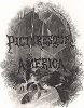 Каскад водопадов в Вирджинии. Титульный лист издания "Picturesque America", т.I, Нью-Йорк, 1873.